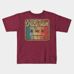 Crazy Town Vintage Cassette Kids T-Shirt